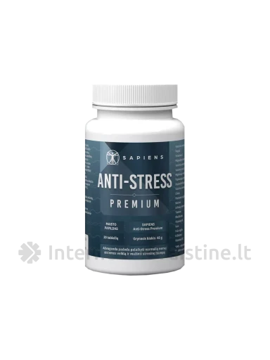SAPIENS Anti-Stress Premium tab. N30 | internetinevaistine.lt