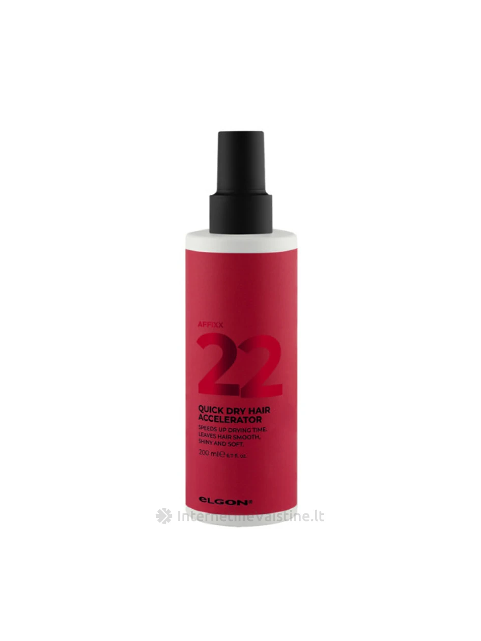 ELGON AFFIXX 22 QUICK DRY HAIR ACCELERAT plaukų džiovinimą greitinantis purškiklis, 200 ml | internetinevaistine.lt