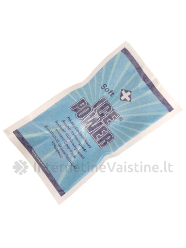 Ice power INSTANT COLD PACK - vienkartinis šalčio paketas, 24x14cm | internetinevaistine.lt