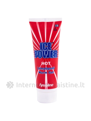 Ice Power HOT GEL - šildomasis gelis, 75ml | internetinevaistine.lt