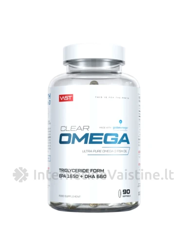 VAST Clear Omega kaps. N90 | internetinevaistine.lt
