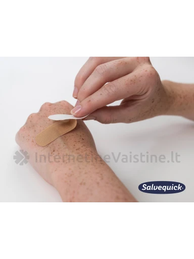 SALVEQUICK karpomi pleistrai Textile Elastic 75cm, 75cm | internetinevaistine.lt