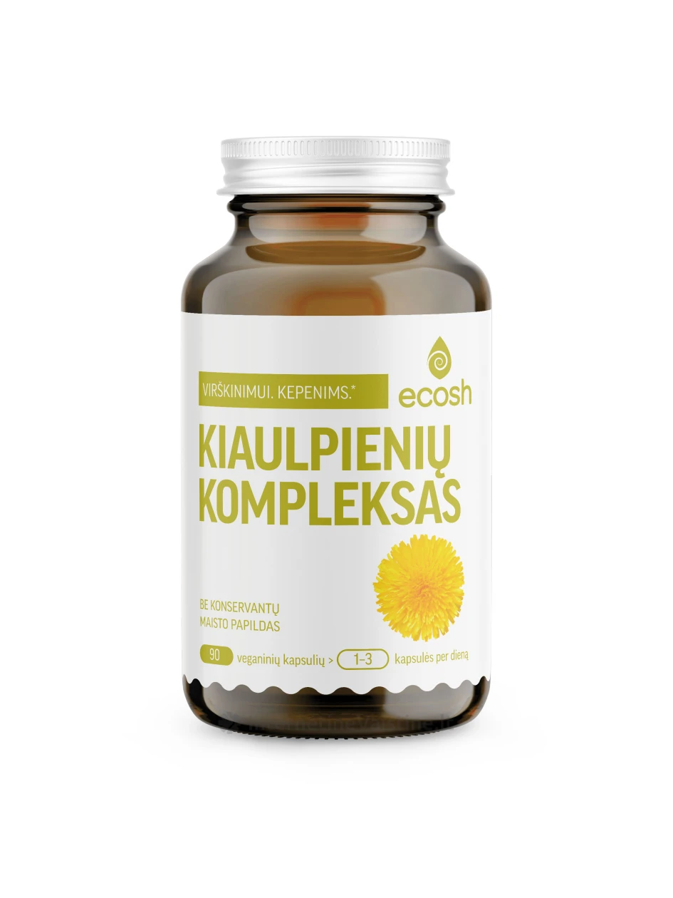 ECOSH kiaulpienių kompleksas, 90 kapsulių | internetinevaistine.lt