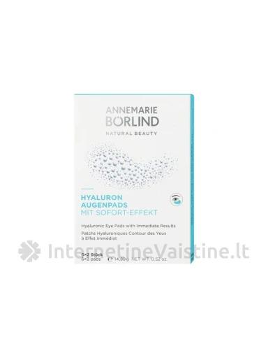 ANNEMARIE BORLIND Hialurono paakių pagalvėlės N6x2, 6 vnt. | internetinevaistine.lt