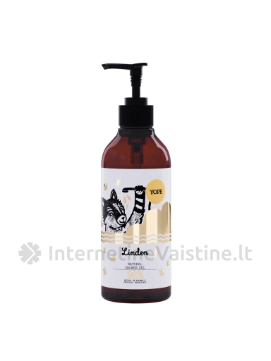 YOPE natūr. dušo želė Liepa, 400 ml, Vnt | internetinevaistine.lt