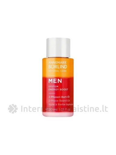 ANNEMARIE BORLIND MEN 2 fazių barzdos aliejus vyr., 30 ml, Vnt | internetinevaistine.lt