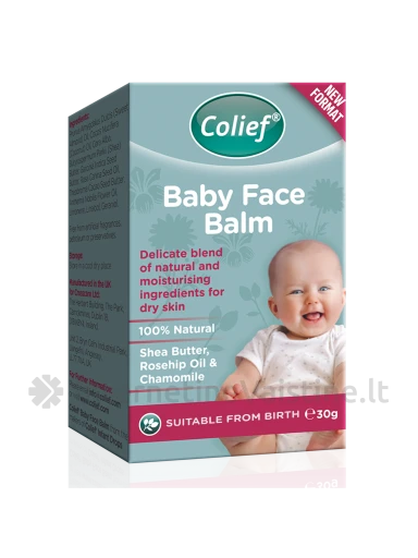 Colief BABY FACE BALM veido tepalas kūdikiams, 30g, 30 g | internetinevaistine.lt