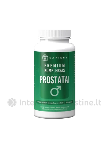 SAPIENS Premium kompleksas prostatai kaps. N60 | internetinevaistine.lt