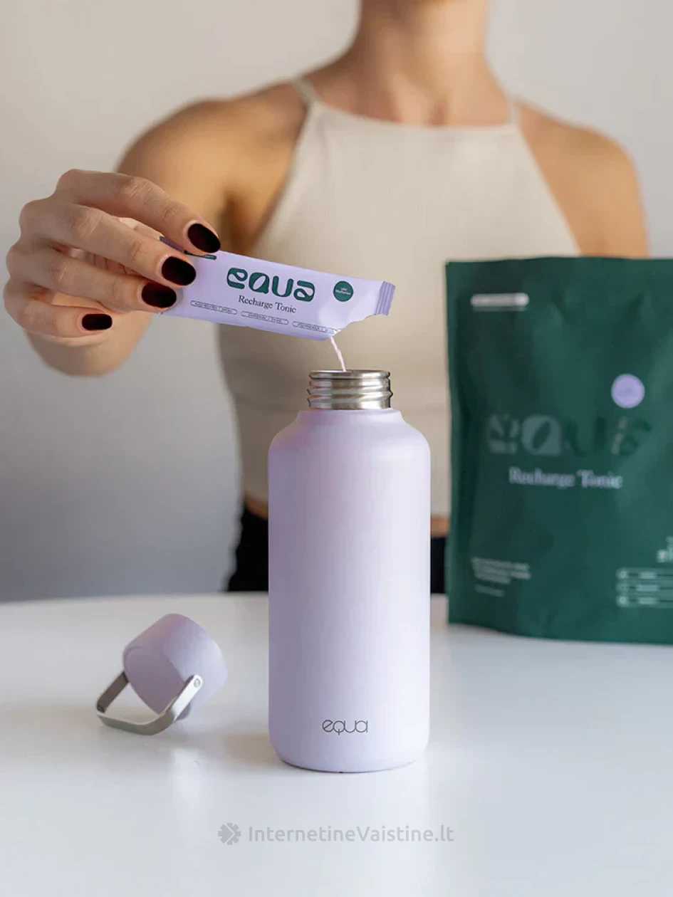 Elektrolitų gėrimas EQUA Mėlynių skonio, 20 paketėlių | internetinevaistine.lt