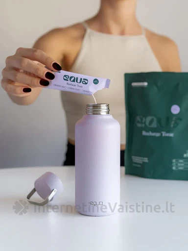 Elektrolitų gėrimas EQUA Mėlynių skonio, 20 paketėlių | internetinevaistine.lt