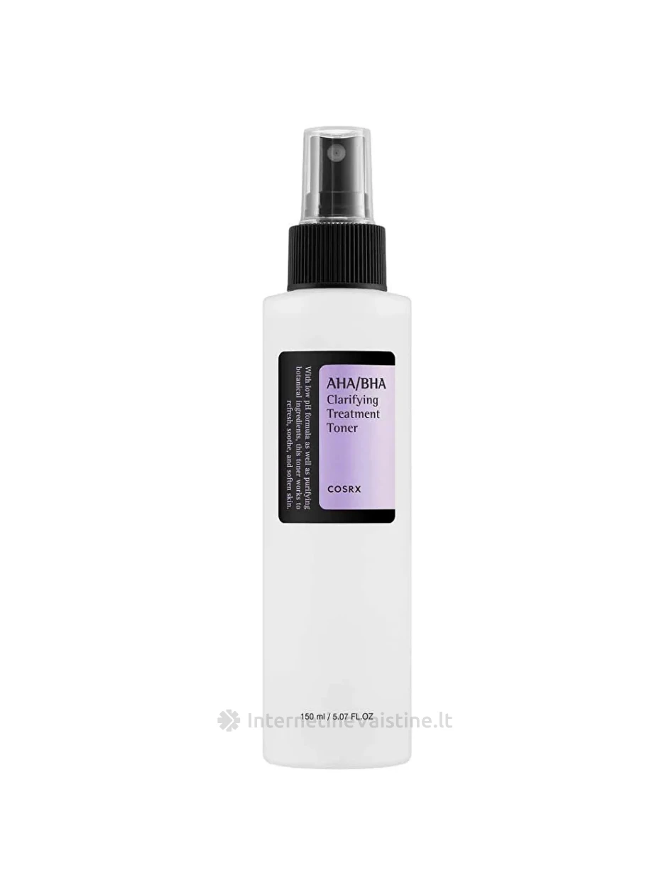 COSRX AHA/BHA Clarifying Treatment Toner eksfol. toneris, 150 ml, Vnt | internetinevaistine.lt