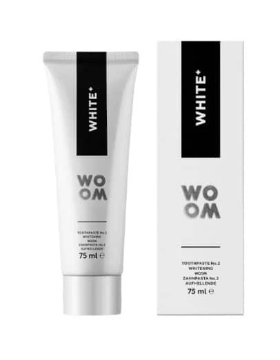 WOOM balinamoji dantų pasta WHITE+, 75 ml