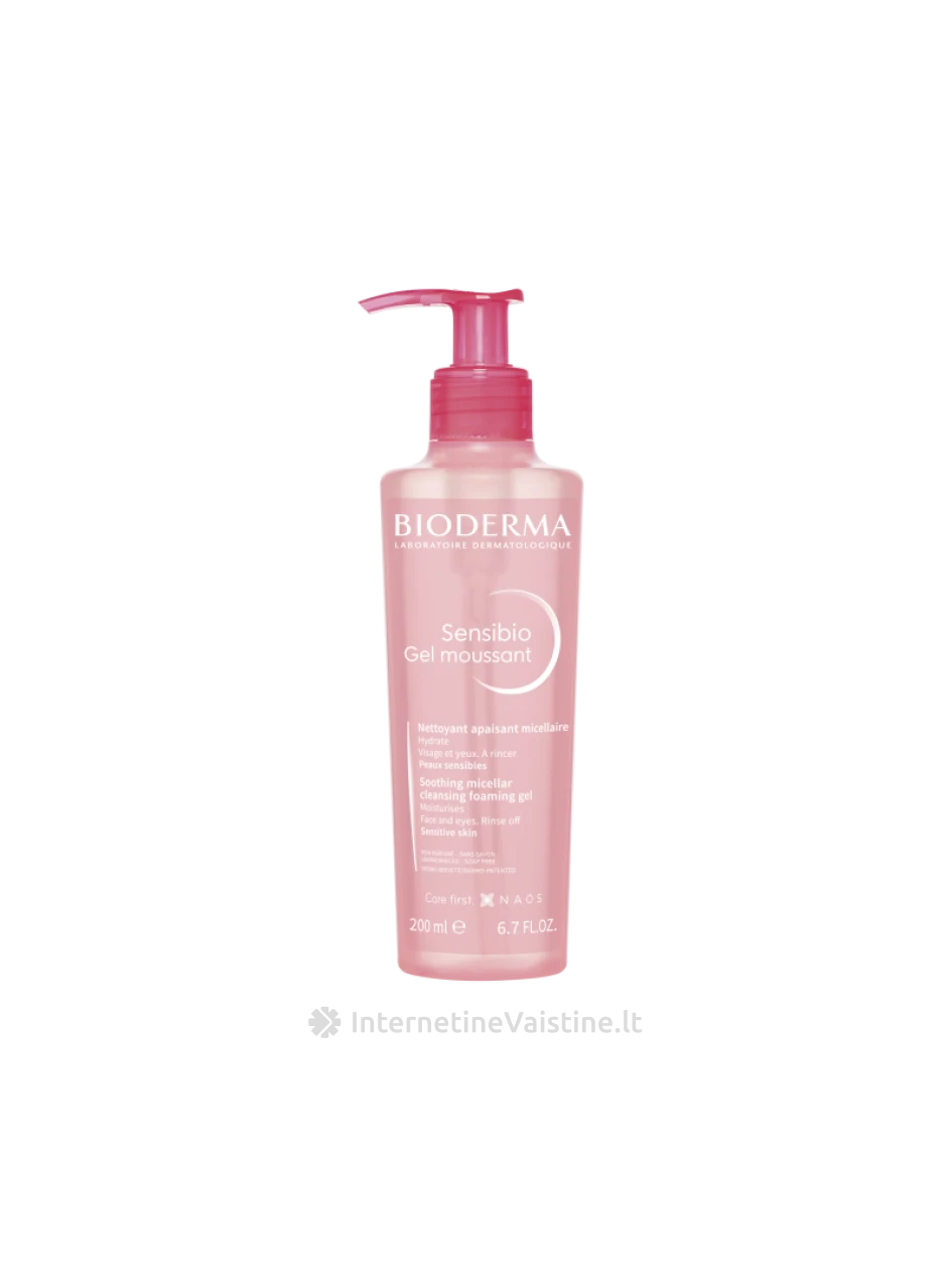 SENSIBIO GEL MOUSSANT prausiklis j/odai, 200 ml, N1 | internetinevaistine.lt