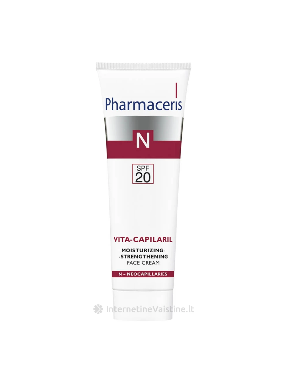 PHARMACERIS N,VITA-CAPILARIL 50ml drėkinam.ir stiprinam.kremas, N1 | internetinevaistine.lt