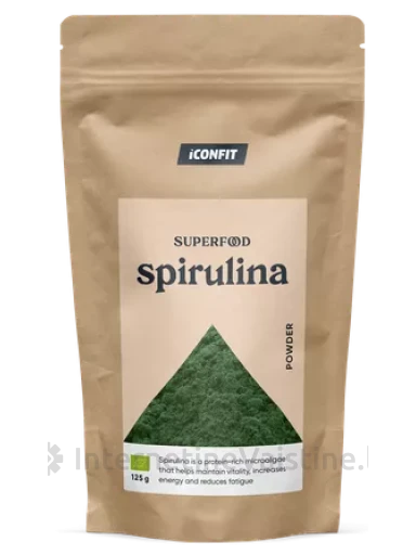ICONFIT ekolog. spirulinos milt., 125 g, 125 g | internetinevaistine.lt