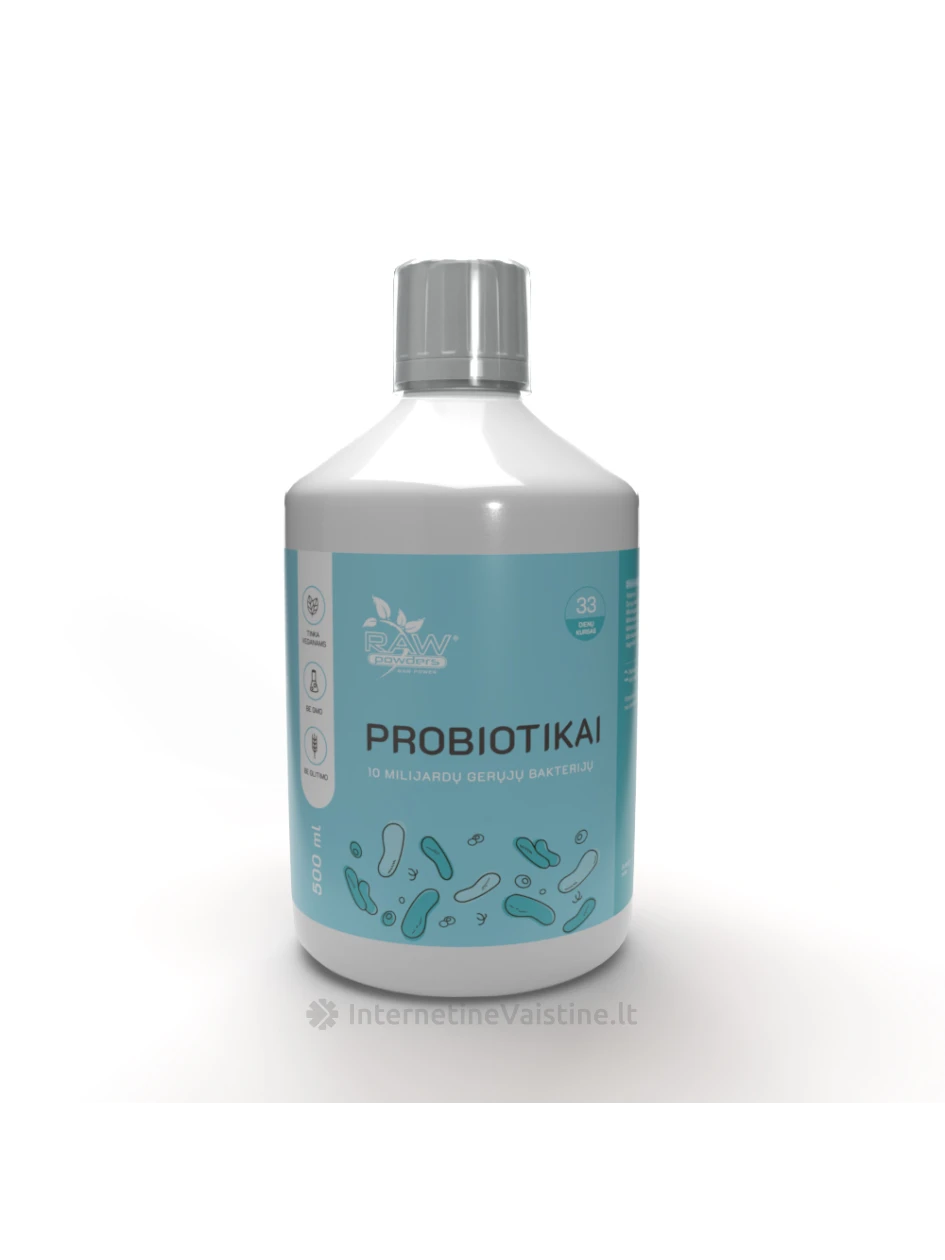 RAW POWDERS Probiotikai, 500 ml, Vnt | internetinevaistine.lt