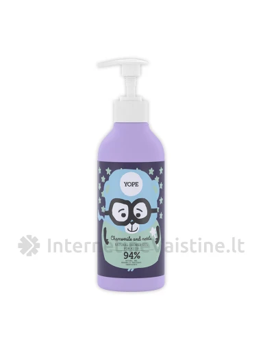 YOPE natūr. dušo želė vaik. Ramunėlės/Dilgėlės, 400 ml, Vnt | internetinevaistine.lt