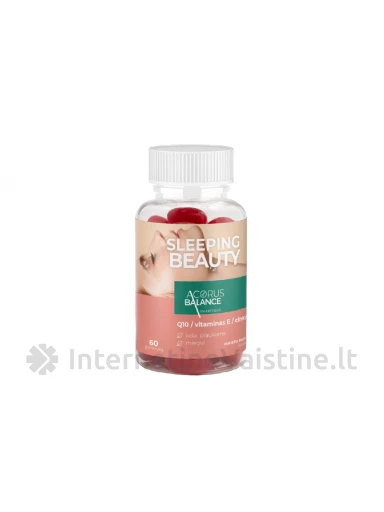 Acorus Balance SLEEPING BEAUTY GUMMIES + melaoninas 2.5g N60 | internetinevaistine.lt