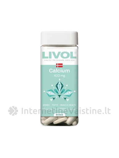 LIVOL Calcium 400 mg, 90 tablečių | internetinevaistine.lt