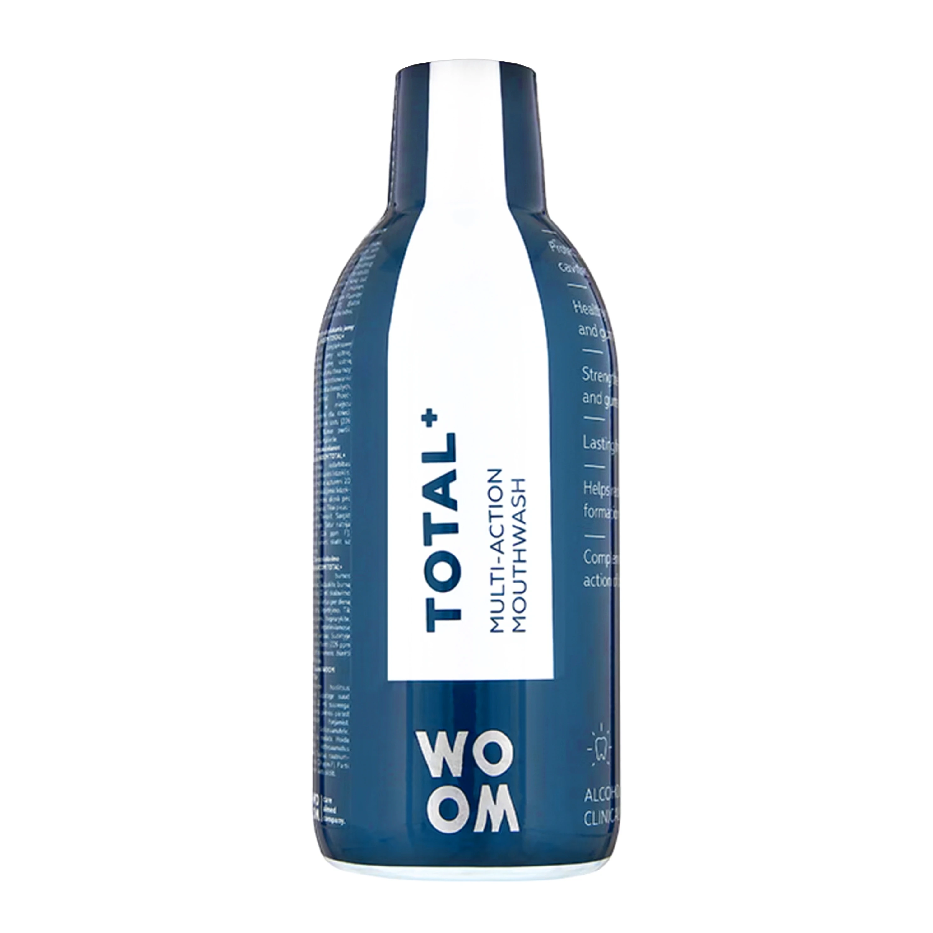 WOOM daugiafunkcis burnos skalavimo skystis TOTAL +, 500 ml