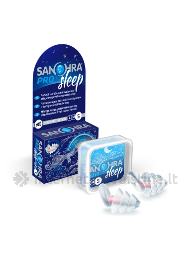 Ausų kamštukai SANOHRA PRO SLEEP S, N2 | internetinevaistine.lt