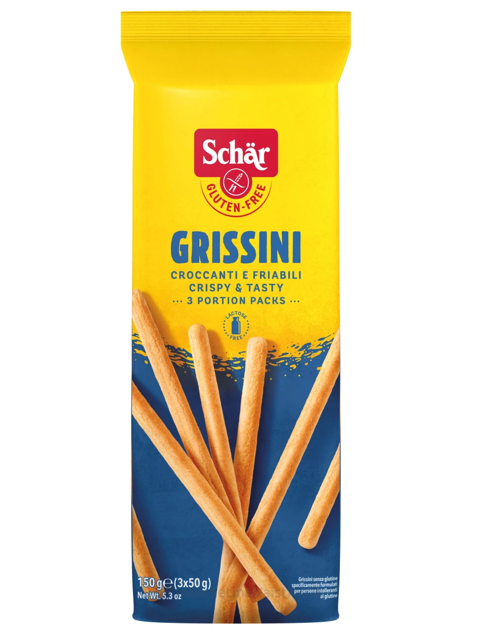 Schär GRISSINI - duonos lazdelės be glitimo, 150g | internetinevaistine.lt