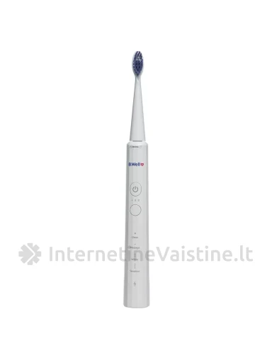 B. WELL elektrinis dantų šepetėlis MED-870, baltas, N1, Vnt | internetinevaistine.lt