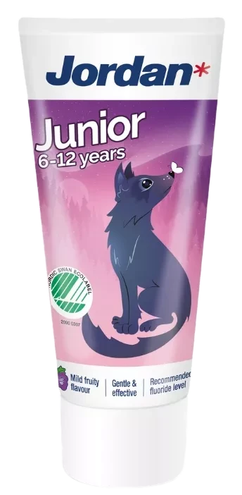JORDAN Junior (6-12) dantų pasta, 50 ml