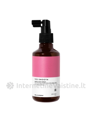 ELGON YES SMOOTH apsauginis glotninamasis purškiklis plaukams MAGIC-COAT SPRAY, 200 ml, Vnt | internetinevaistine.lt