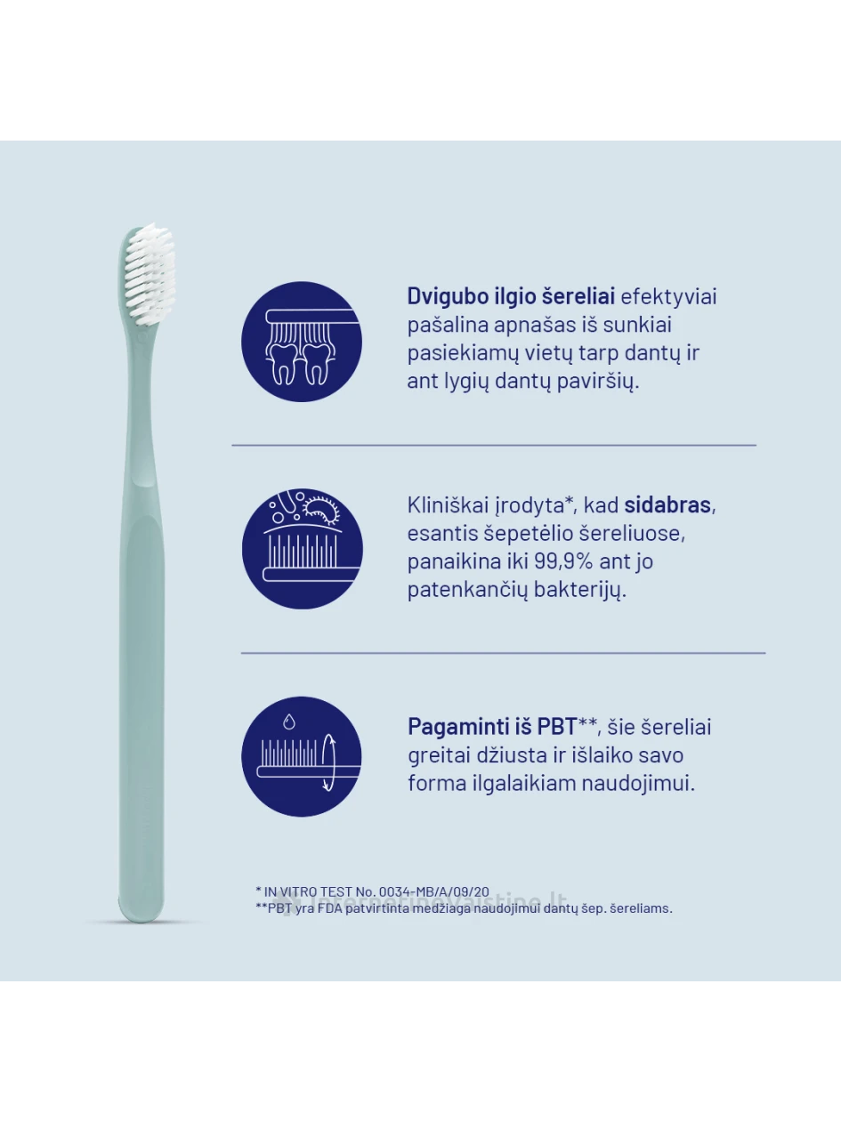 ROYAL DENTA dantų šepetėlių rinkinys SILVER SOFT, 4 vnt | internetinevaistine.lt