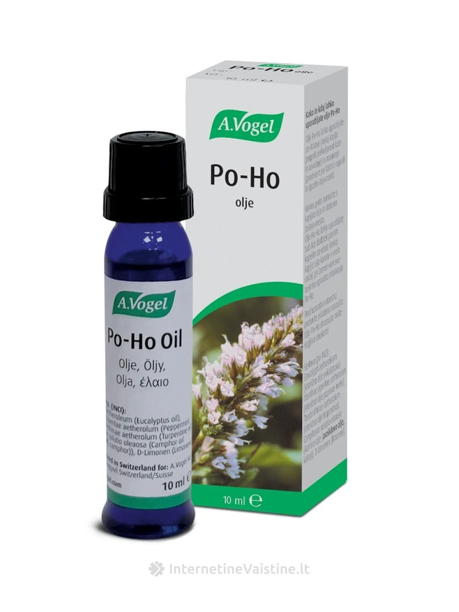 A.VOGEL Po-Ho eterinių aliejų mišinys, 10 ml, Vnt | internetinevaistine.lt