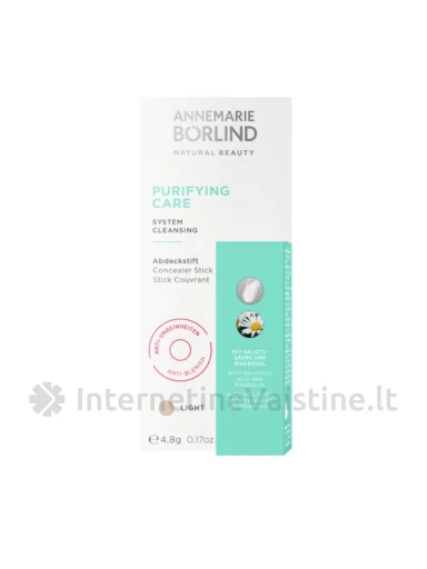 ANNEMARIE BORLIND Purifying Care maskav. priemonė Stick Light, 5 g, Vnt | internetinevaistine.lt