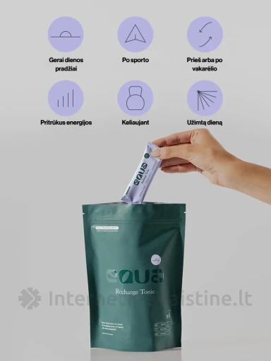Elektrolitų gėrimas EQUA Mėlynių skonio, 20 paketėlių | internetinevaistine.lt