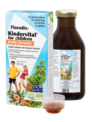 FLORADIX KINDERVITAL – vaikams, 250ml | internetinevaistine.lt
