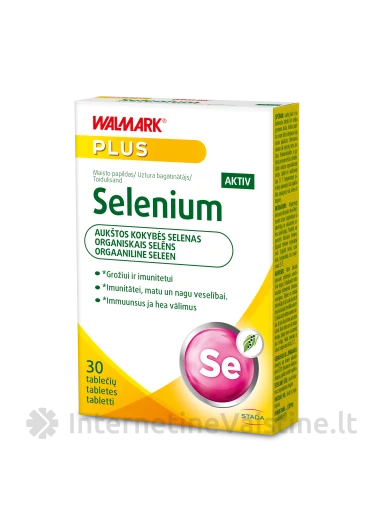 SELENIUM AKTIV KAP. N30, 30 vnt. | internetinevaistine.lt