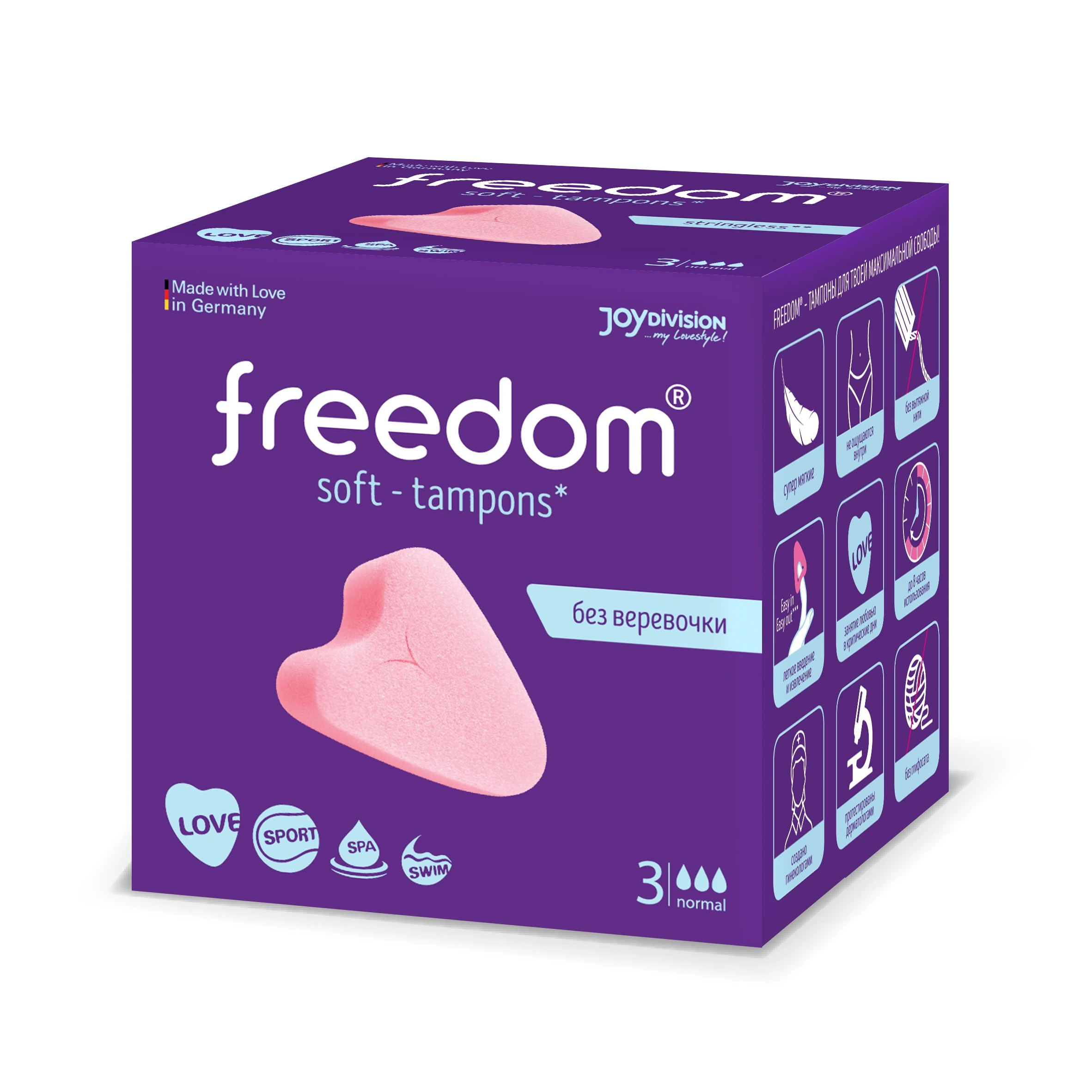FREEDOM tamponai NORMAL, N3