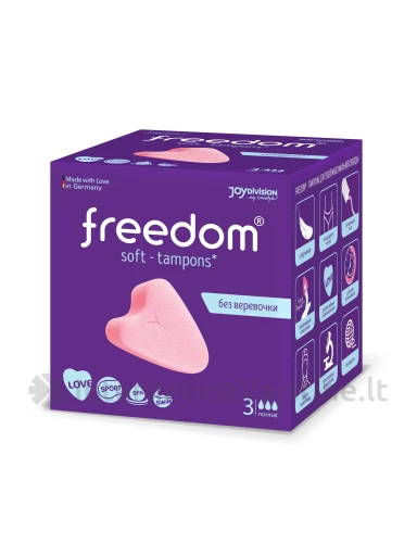 FREEDOM tamponai NORMAL, N3 | internetinevaistine.lt