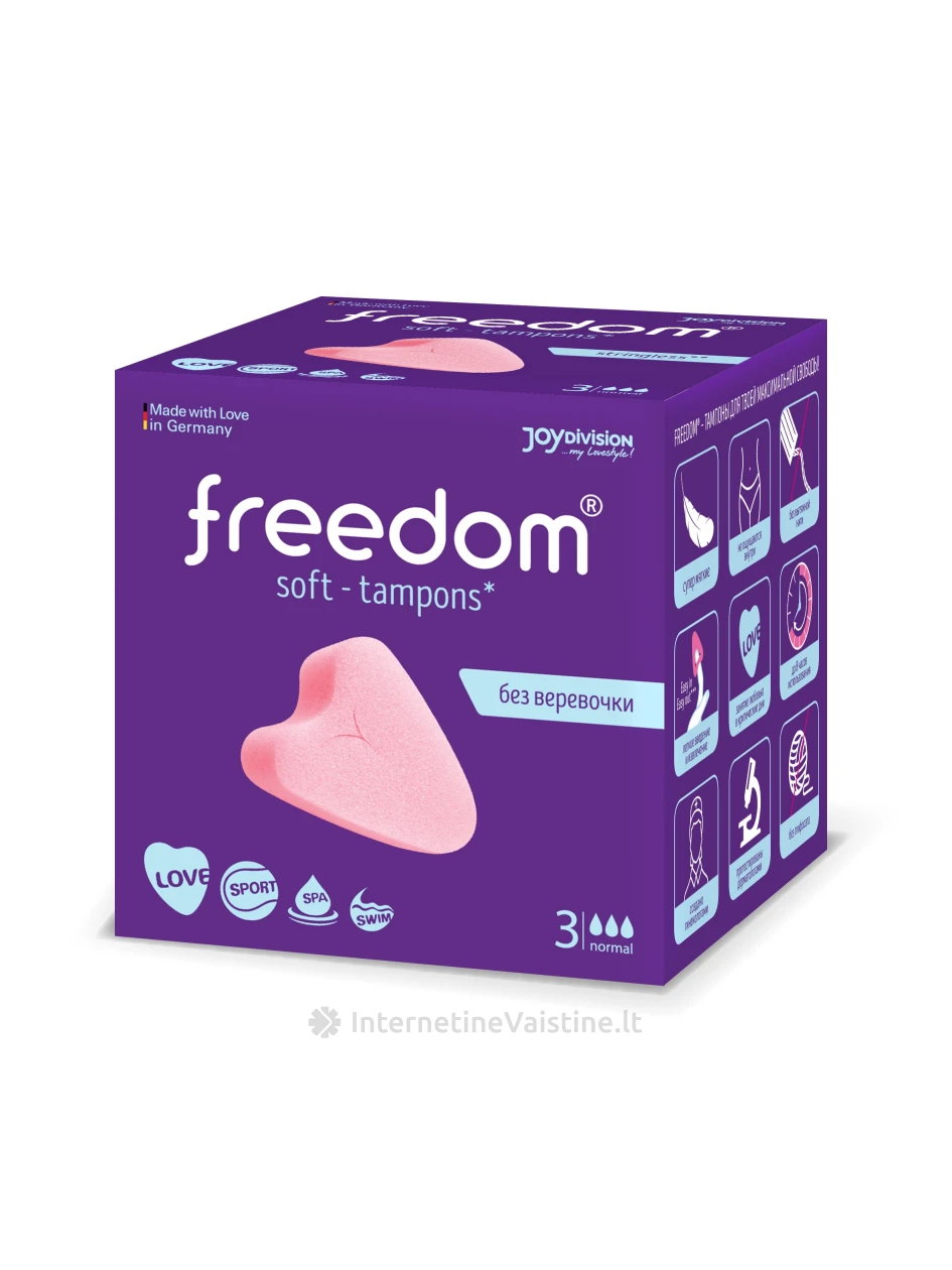 FREEDOM tamponai NORMAL, N3 | internetinevaistine.lt