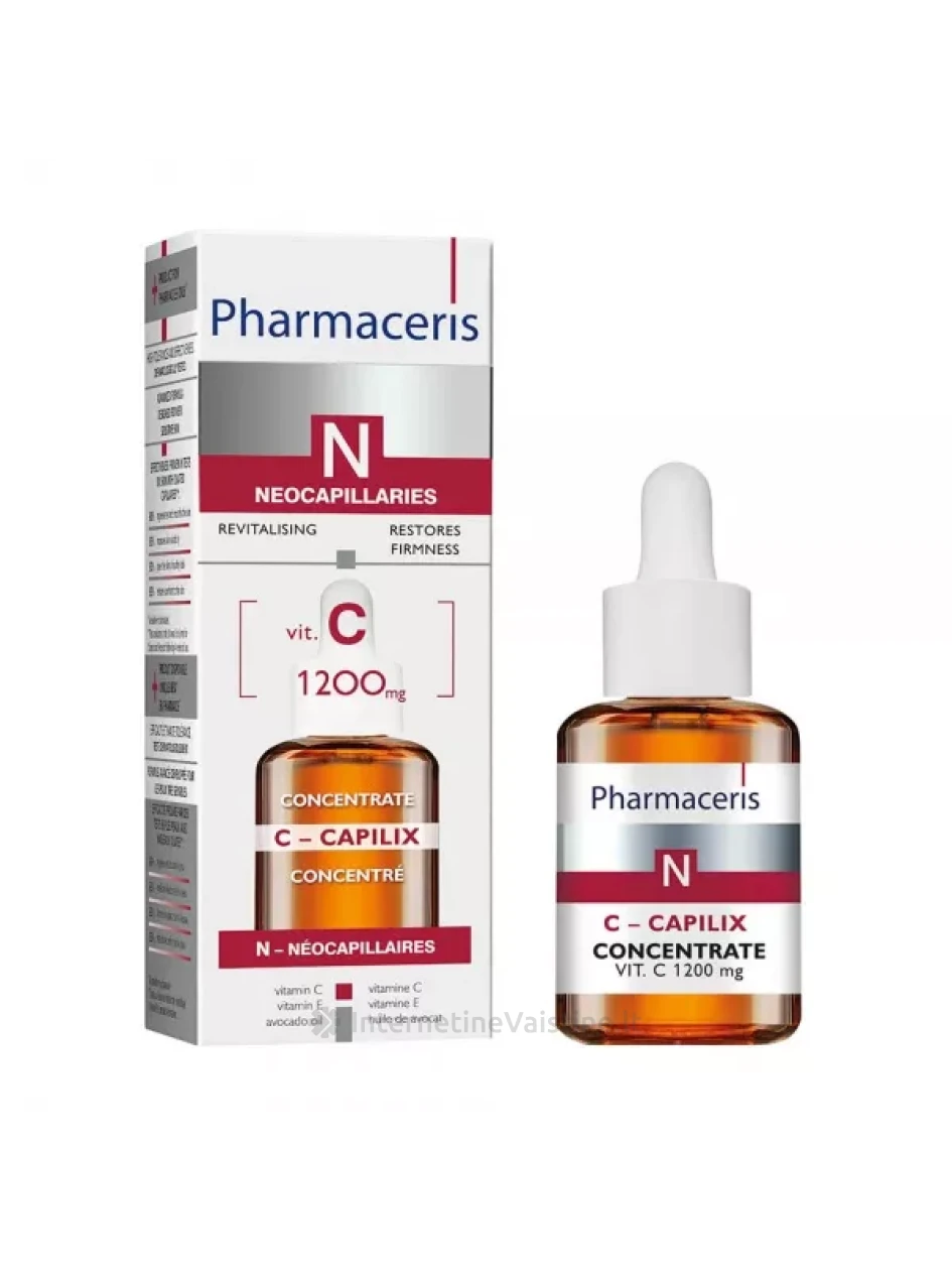 PHARMACERIS veido serumas su vitaminu C N C-CAPILIX, 30 ml, Vnt | internetinevaistine.lt
