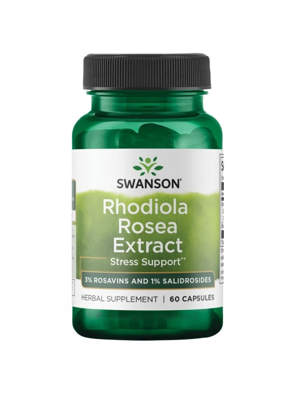SWANSON RHODIOLA ekstraktas kaps. N60 | internetinevaistine.lt