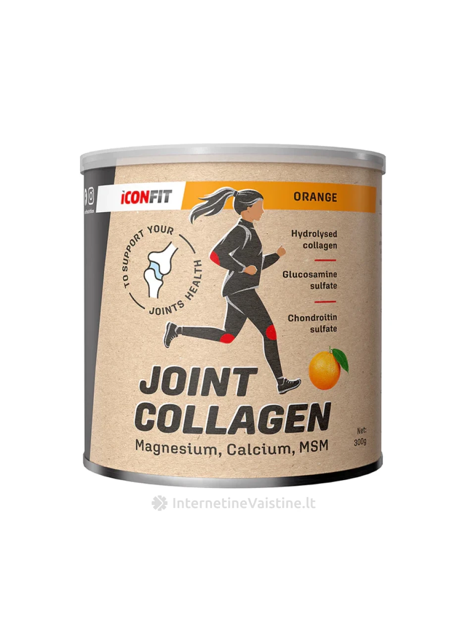 ICONFIT Joint Collagen apelsinų sk. milt., 300 g, Vnt | internetinevaistine.lt