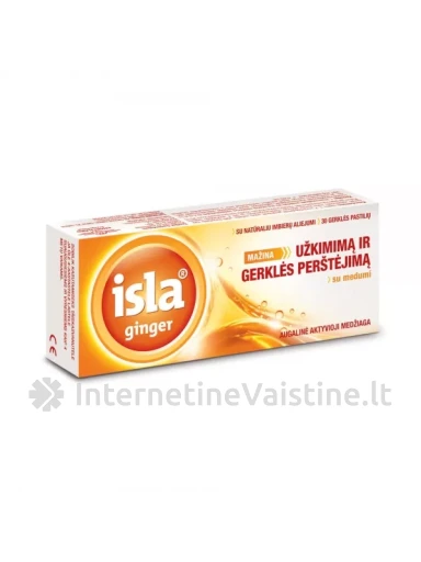 ISLA-GINGER HERBAL PAST. N30, 30 vnt. | internetinevaistine.lt