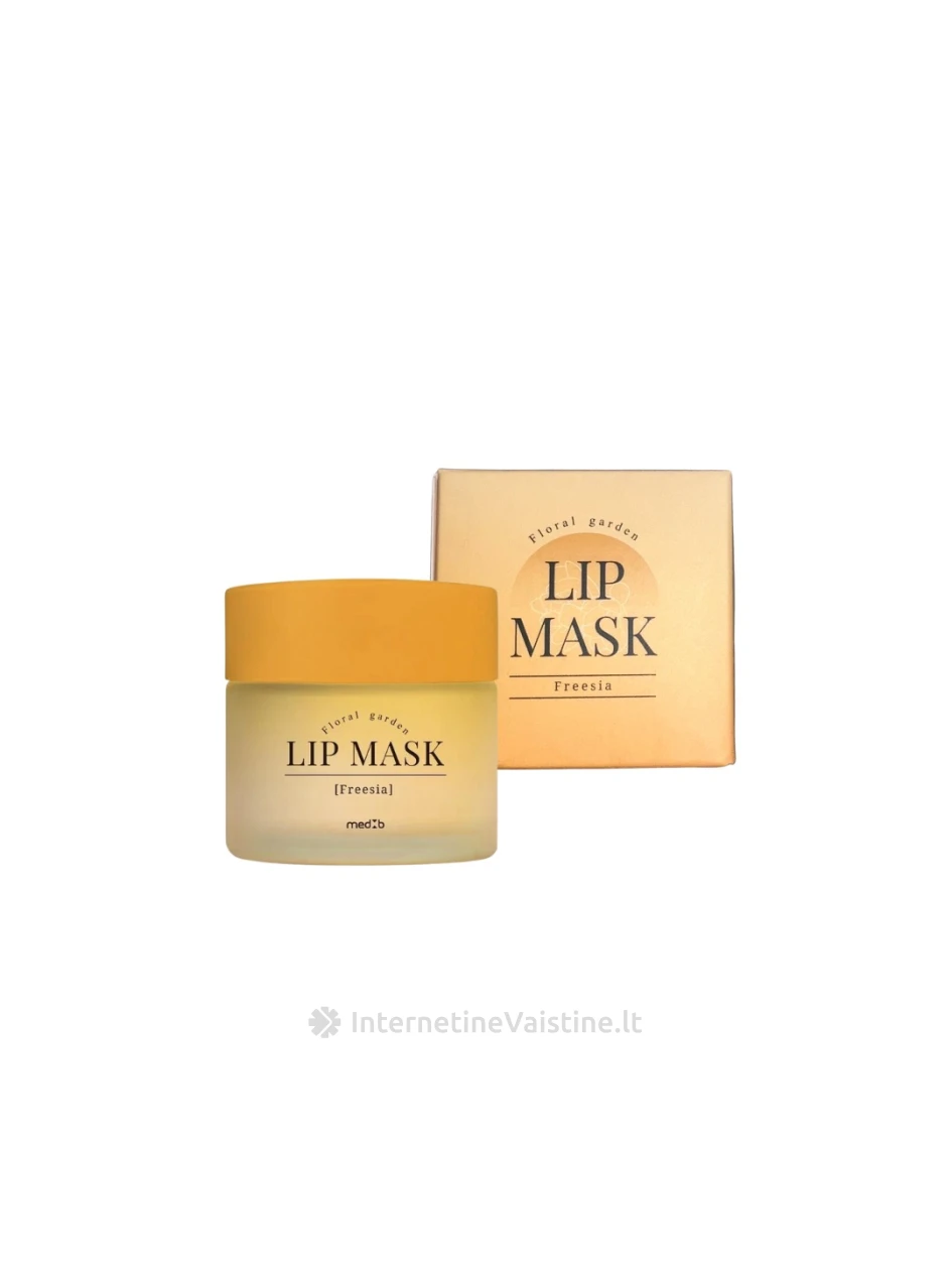 MedB Floral Garden Lip Mask [Freesia] lūpų kaukė, 20g, Vnt | internetinevaistine.lt