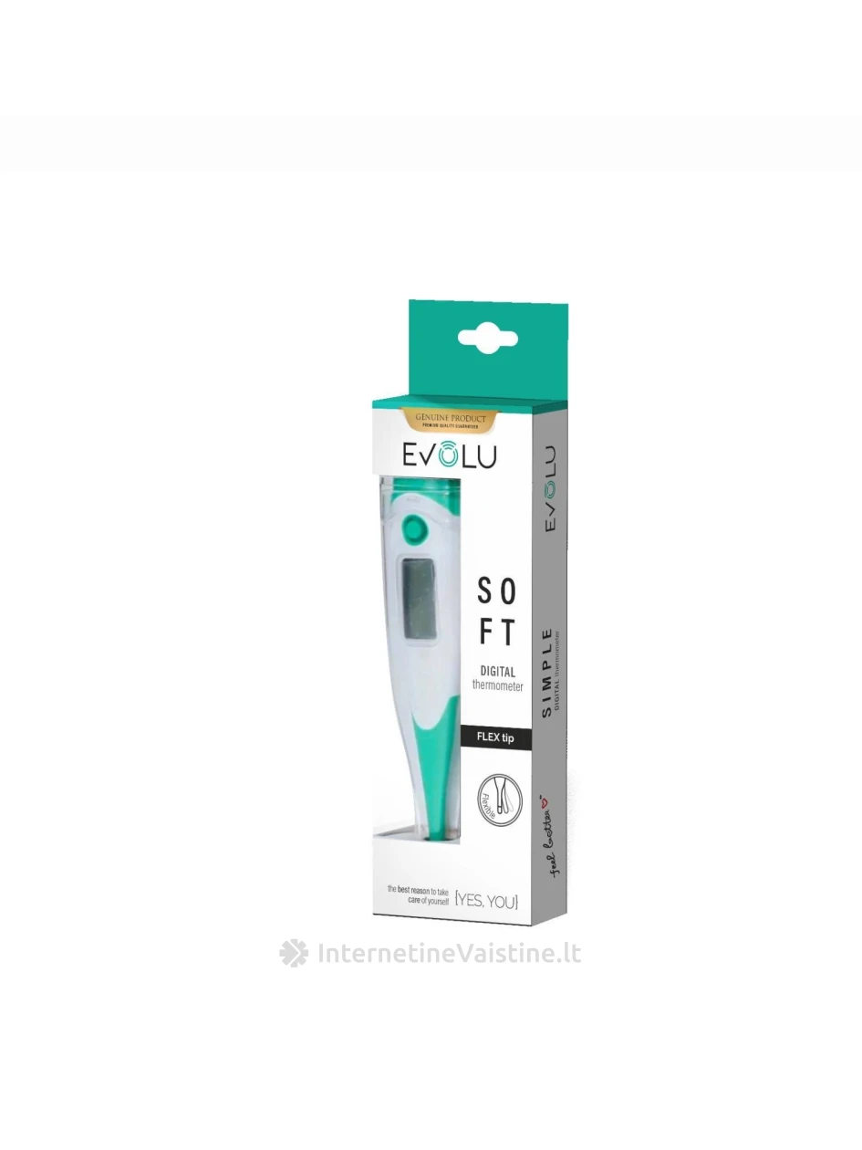 EVOLU Soft Digital MT-4318 termometras minkštu antgaliu, Vnt | internetinevaistine.lt