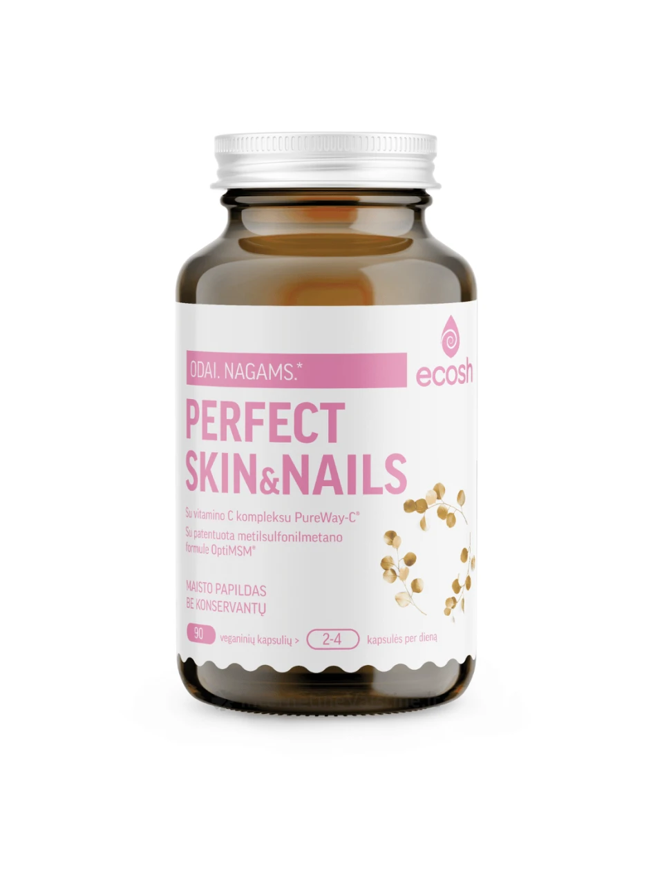 ECOSH Perfect skin and nails kaps. N90, 90 vnt. | internetinevaistine.lt