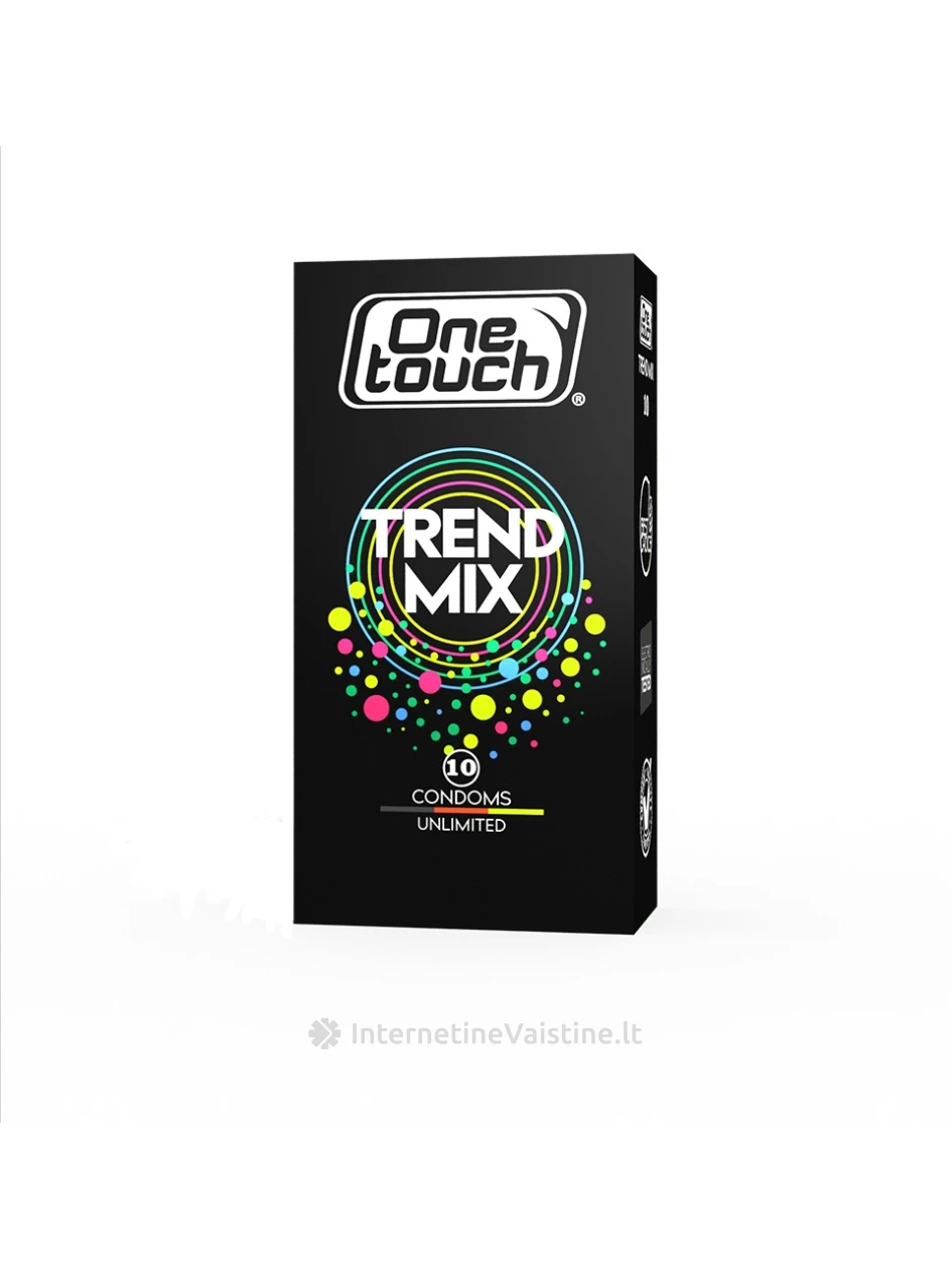 ONE TOUCH Trend Mix prezervatyvai, 10 vnt., 10 vnt. | internetinevaistine.lt