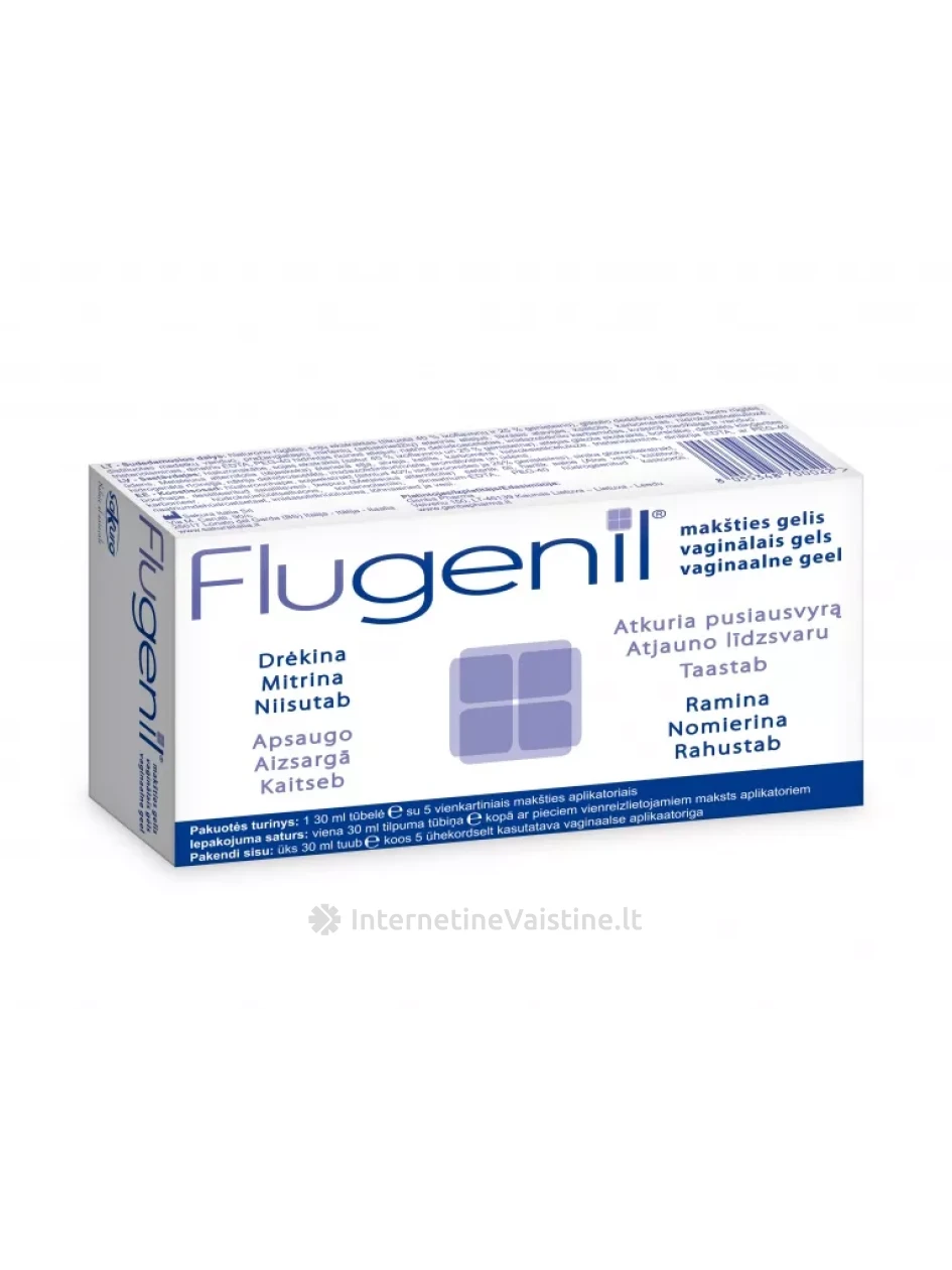 FLUGENIL makšties gelis, 30 ml, Vnt | internetinevaistine.lt