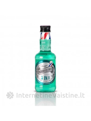 Beardburys 3in1 - Šampūnas, dušo gelis, kondicionierius viename 100 ml, N1 | internetinevaistine.lt
