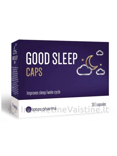 GOOD SLEEP kaps. N30, N30 | internetinevaistine.lt