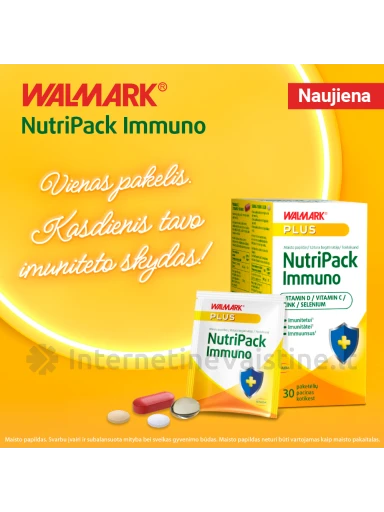 WALMARK maisto papildas NUTRIPACK IMMUNO, 30 pak. | internetinevaistine.lt